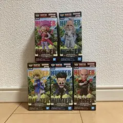 HUNTER × HUNTER ワールドコレクタブルフィギュア 全5種セット
