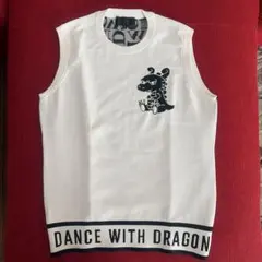 DANCE WITH DRAGON ゴルフベスト ホワイトのサムネイル