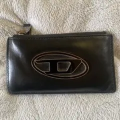 DIESEL 本革 コインケース 黒