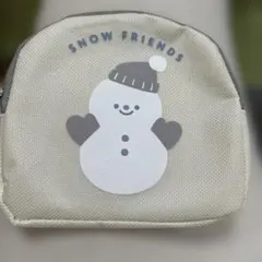 スノーフレンズ 雪だるまポーチ