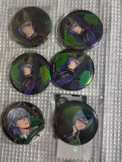 ツイステッドワンダーランド　シルバー　缶バッジ　式典服　寮服　実験着