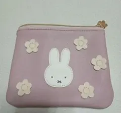 ミッフィー ポーチ ピンク 花柄
