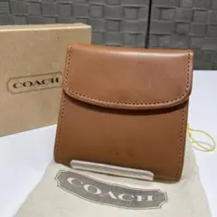 COACH ブラウン 二つ折り財布