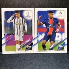 Topps UEFA ロナウド エムバペ カード 2枚セット