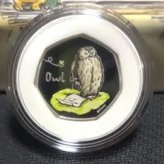 The  Mint クリストファー・ロビン 50p カラープルーフ銀貨 The Royal Mint クリストファー・ロビン 50p カラープルーフ銀貨
