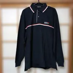 Benetton Formula 1 長袖ポロシャツ ブラック L