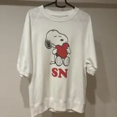 GU PEANUTS スヌーピー 半袖Tシャツ ホワイトsize(サイズ)S