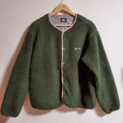 キャンプセブン　ボアフリースジャケット　モスグリーン　M