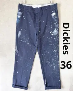くすみ×ペンキ W36 Dickies ディッキーズ 874DN ワークパンツ