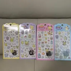 韓国限定 ポケモン シール 正規品 4枚セット ポケピース