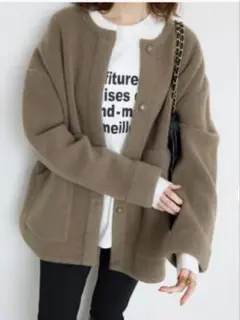 スローブイエナ ノーカラージャケット