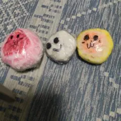 「小学生の手作り ぷにぷにスライム風 にぎにぎ人形 3個セット」