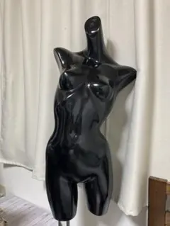 黒の女性用ボディマネキン　トルソー　ブラック
