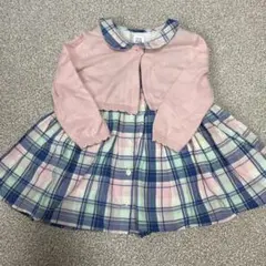 baby GAP チェック柄ワンピース 12-18ヶ月