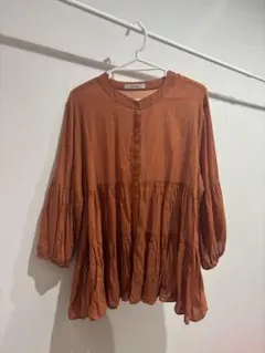 オレンジ チュニック