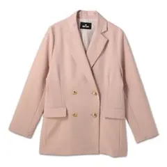 MARY QUANTメタルデイジーボタンダブルブレストジャケット（ピンク）完売品