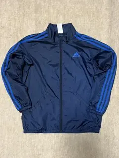 adidas ネイビー ナイロンセットアップ　キッズサイズ150