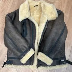 リアルムートン B-3 レザージャケット