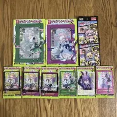 東方project クリアフォトカード ミニクリアファイル アクリルキーチェーン