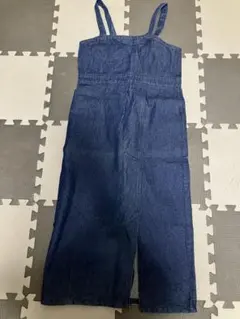 デニム ジャンパースカート ロング　ワールド