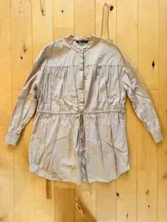 【美品】ZARA ベージュ 長袖シャツ