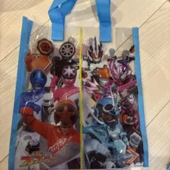 仮面ライダー トートバッグ クリア　ブンブンジャー　ガッチャード