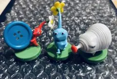 【匿名配送】赤ピクミン　氷ピクミン　ブタドックリ　チョコエッグ フィギュアセット