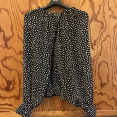 ZARA ドットブラウス