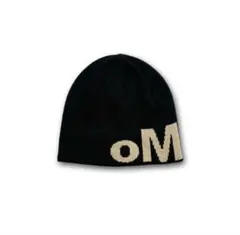OMA OG LOGO SKULL CAP BLACK ブラック　ビーニー