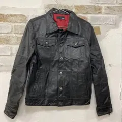 美品　本革　RUBIK 黒 レザージャケット M