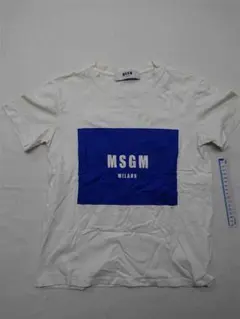 ◎エムエスジーエム MSGM ロゴプリントTシャツ ホワイト系 XS レディース