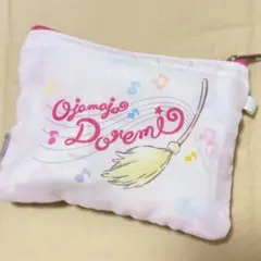 おジャ魔女どれみ ポーチ ピンク 総柄 イッツデモ エコバッグ