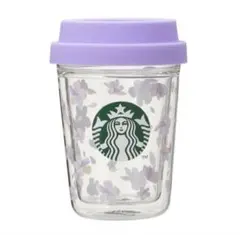 Starbucks SAKURA2025ダブルウォールグラスカップ 296ml