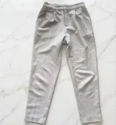 INGNI テーパードパンツ M グレー ウエストゴム センタープレスのサムネイル