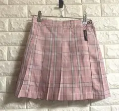 ラブトキシックプリーツスカート　ピンクチェック S 140