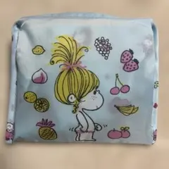 水森　亜土　エコバッグ しまむら　水色