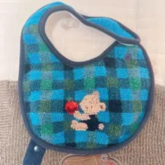 familiar シェニール織　スタイ　緑チェック