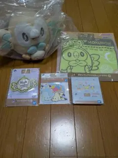 棗*様 ②ポケピース ポケモン 一番くじ モクロー5点セット