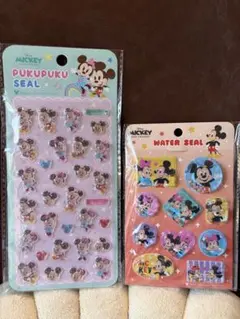 【正規品】ミッキーミニー シール 2枚set