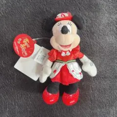 Disney　ミニー　テーブルイズウェイティング　ぬいば　Xmas限定　大きめ