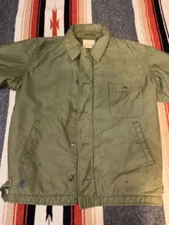 米軍アメリカ軍ミリタリーステンシルA-2デッキジャケットＬ