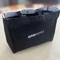 JALオリジナルOneworld キャンバス地トートバッグ　ブラック