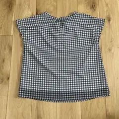 ⭐️Rene 半袖 ギンガムチェック ペプラム トップス 38⭐️ SENSE OF PLACE ギンガムチェック 半袖 ペプラム トップス - メルカリ