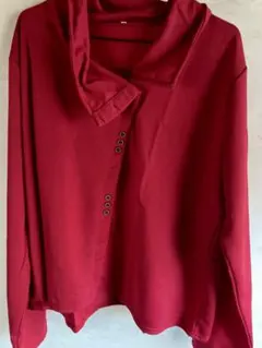 赤長袖シャツ　4XL