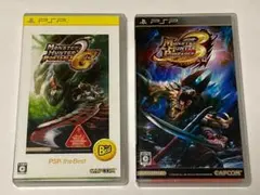 PSP モンスターハンター2種セット（2ndG・3rd）