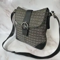 COACH SOHO shoulder bag canvas BLACK
