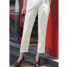 ELFRANK エルフランク　ドット　パンツ　テーパードパンツ　人気　完売