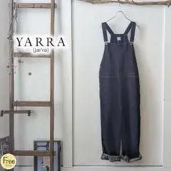 【新品未使用】YARRA ヤラ デニムサロペットパンツ インディゴブルー　F