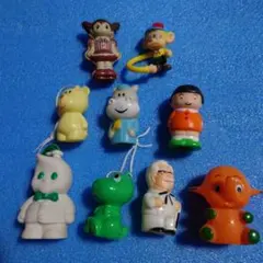 キャラクター他指人形7点＋ウランちゃんと怪物くん
