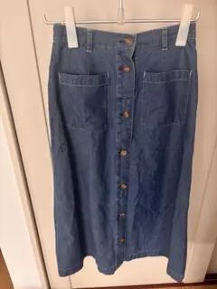 ehka sopo デニムロングスカート　夏用